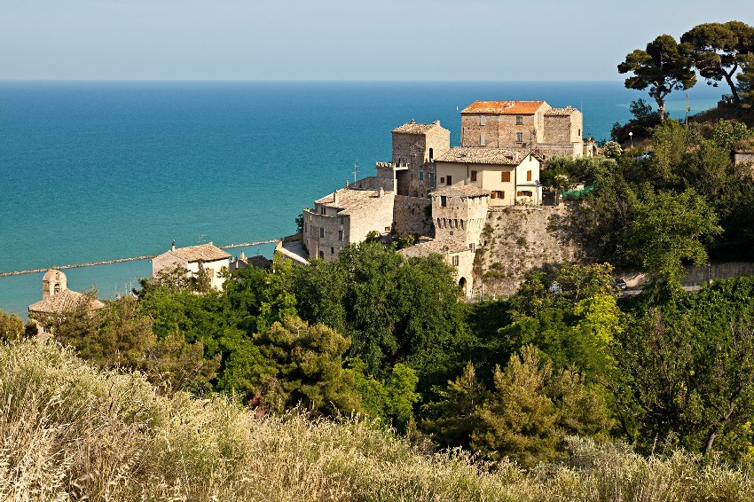 Coastal town of Grottammare